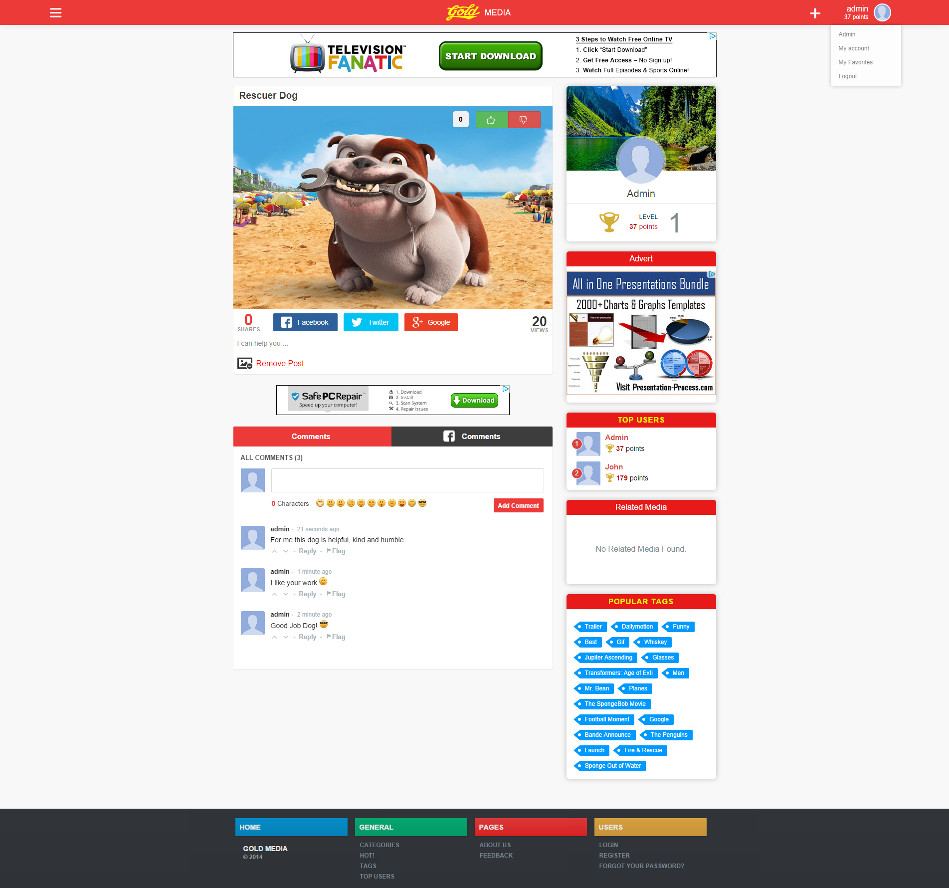 InnSoft Media Sharing Platform